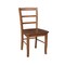International Concepts 36 in. Round Top Pedestal Dining Table with 2 Madrid LadderBack Chairs - 3 Piece Dining Set K42-36RT-C2-2 - alternate 2